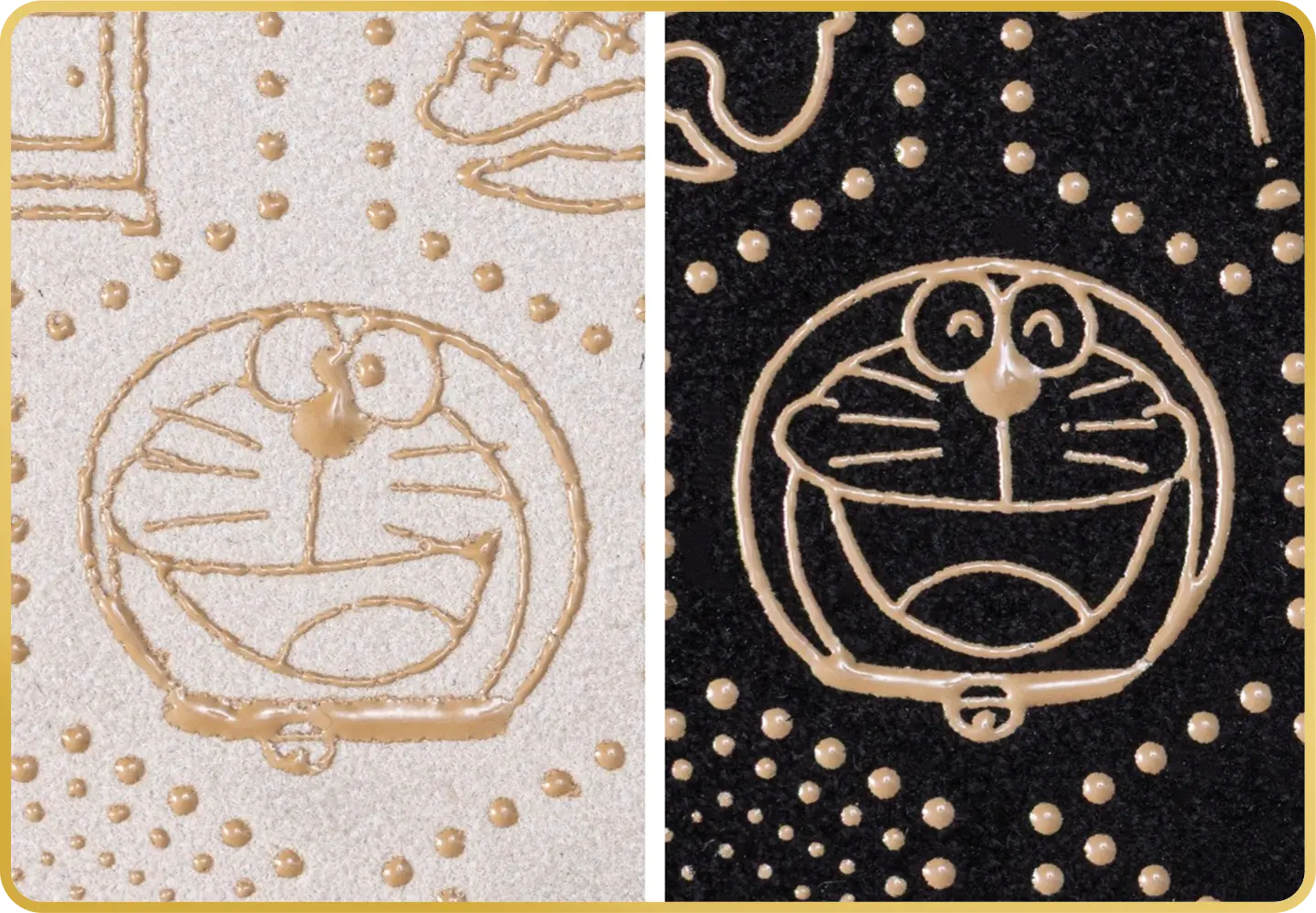 『ドラえもん』甲州印伝のミニウォレット イメージ