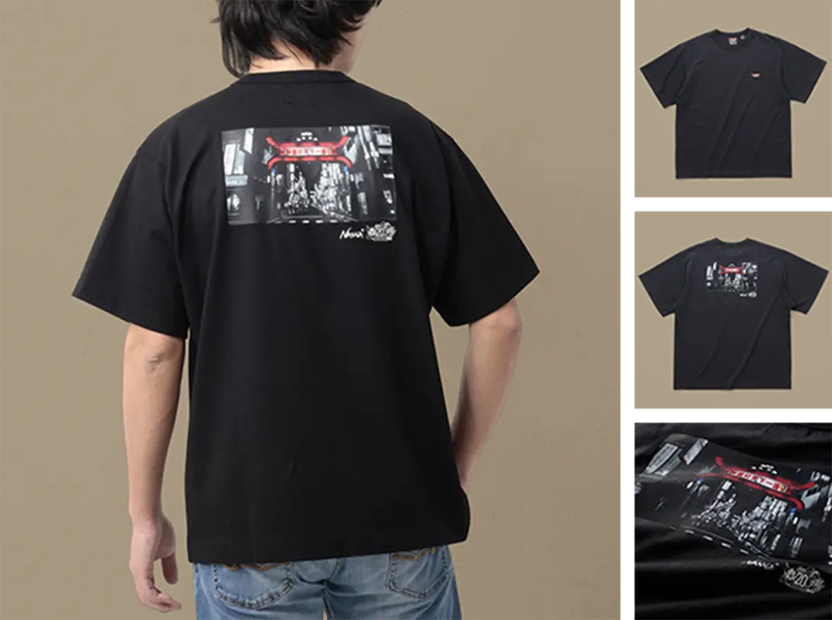 NANGA別注『龍が如く』エコハイブリッド ボックスロゴ エンブロイダリーTシャツ イメージ