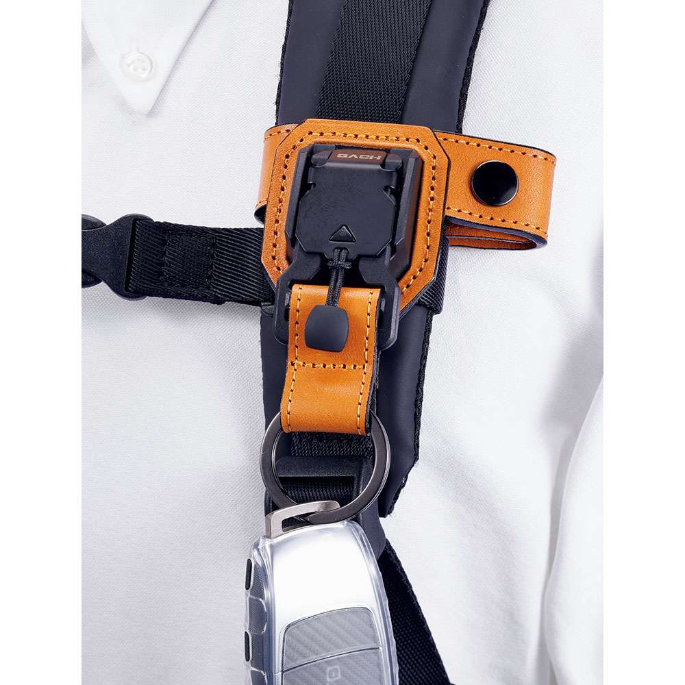 キャメル×ブラックフラップ