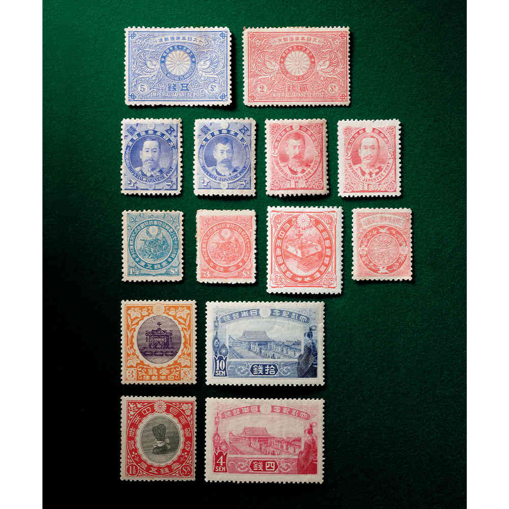 日本初期記念切手コレクション : 小学館百貨店