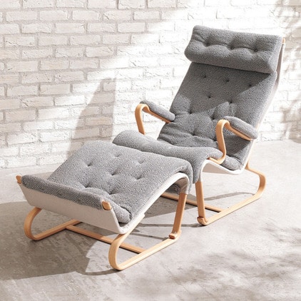 ブルーノマットソン ハイバックチェア＆オットマン