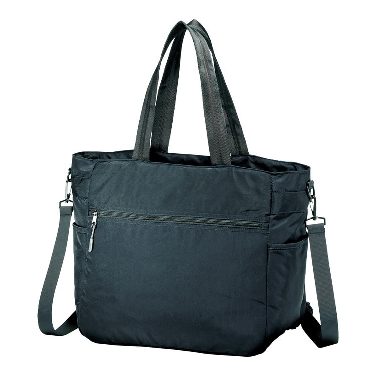 ショルダーバッグにもなる大容量トートバッグ