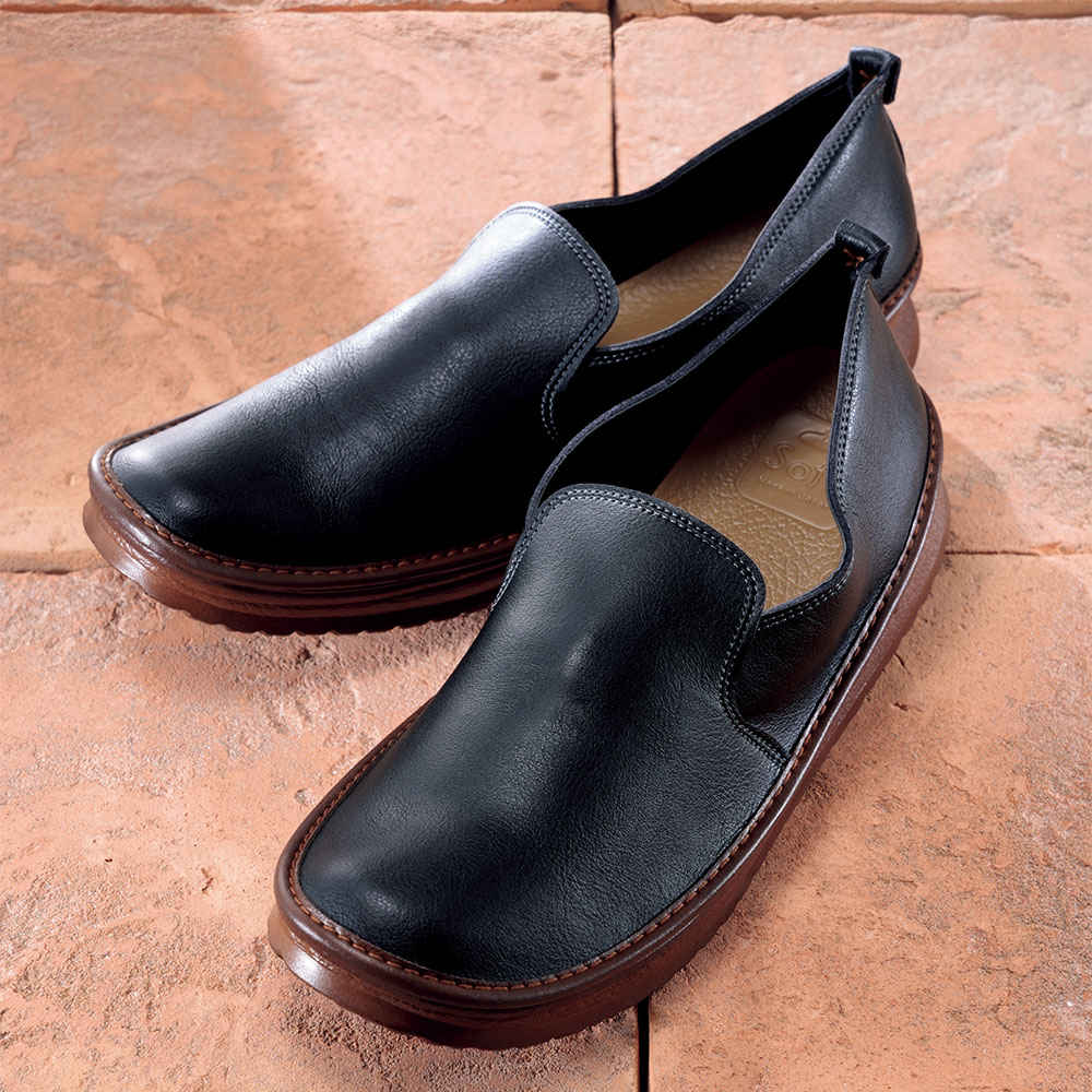 はき心地楽な大人のスリッポン