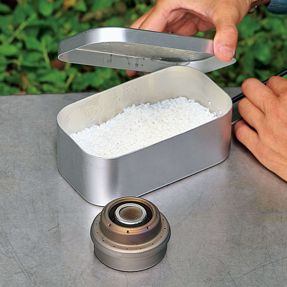 チタンアルコールストーブ&自動炊飯シリンダーセット