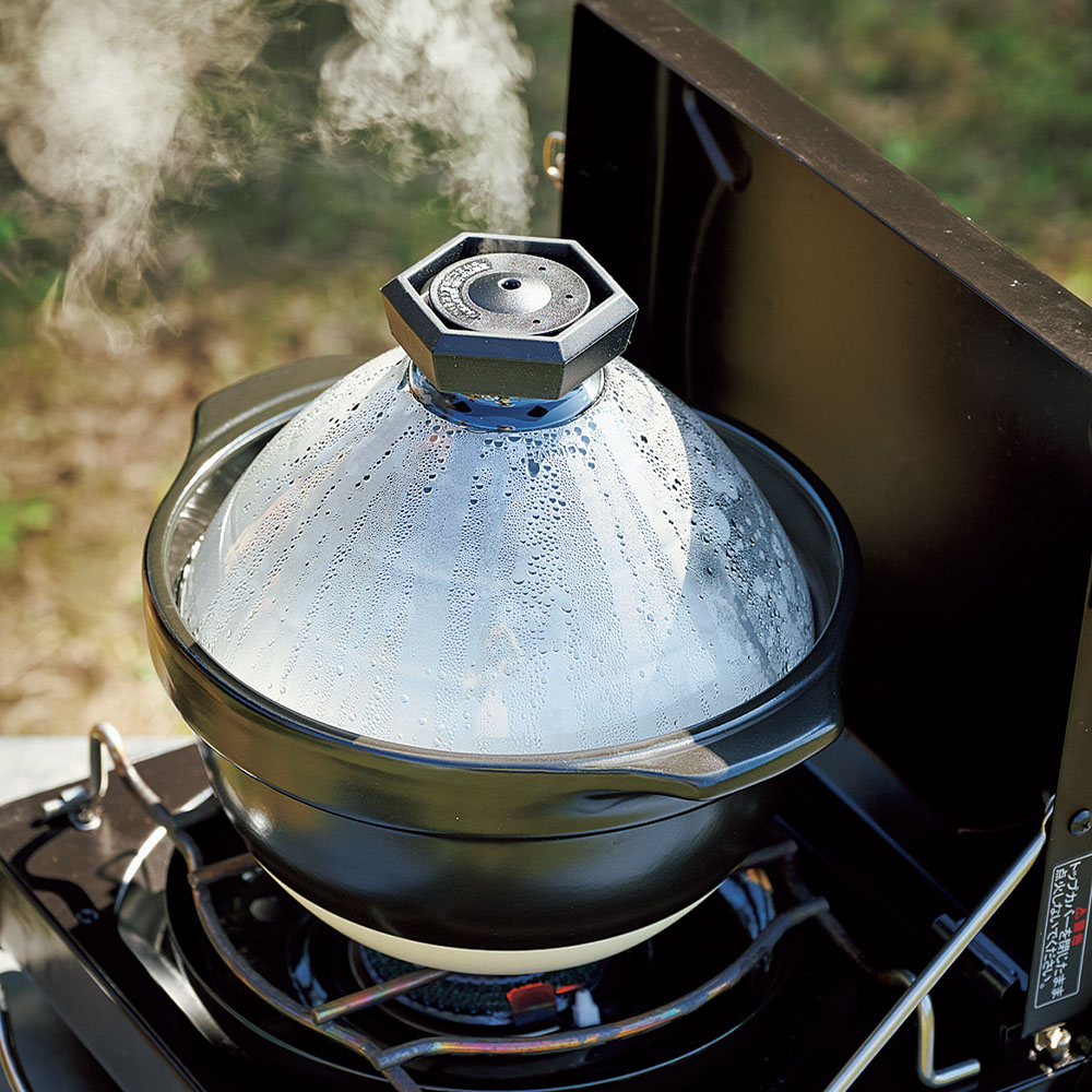 フタがガラスのご飯釜
