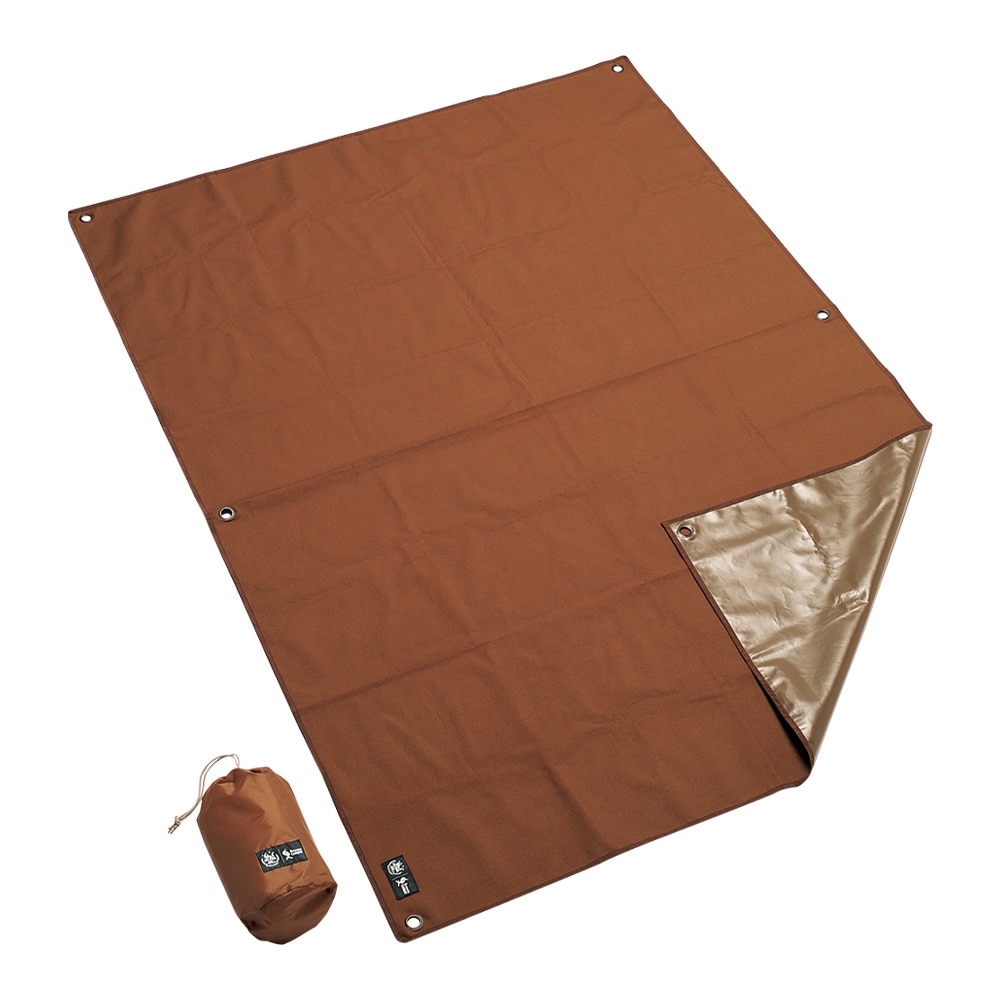 45周年記念 防水グラウンドシートLサイズ（限定アースカラー＆スタッフバッグ付き）