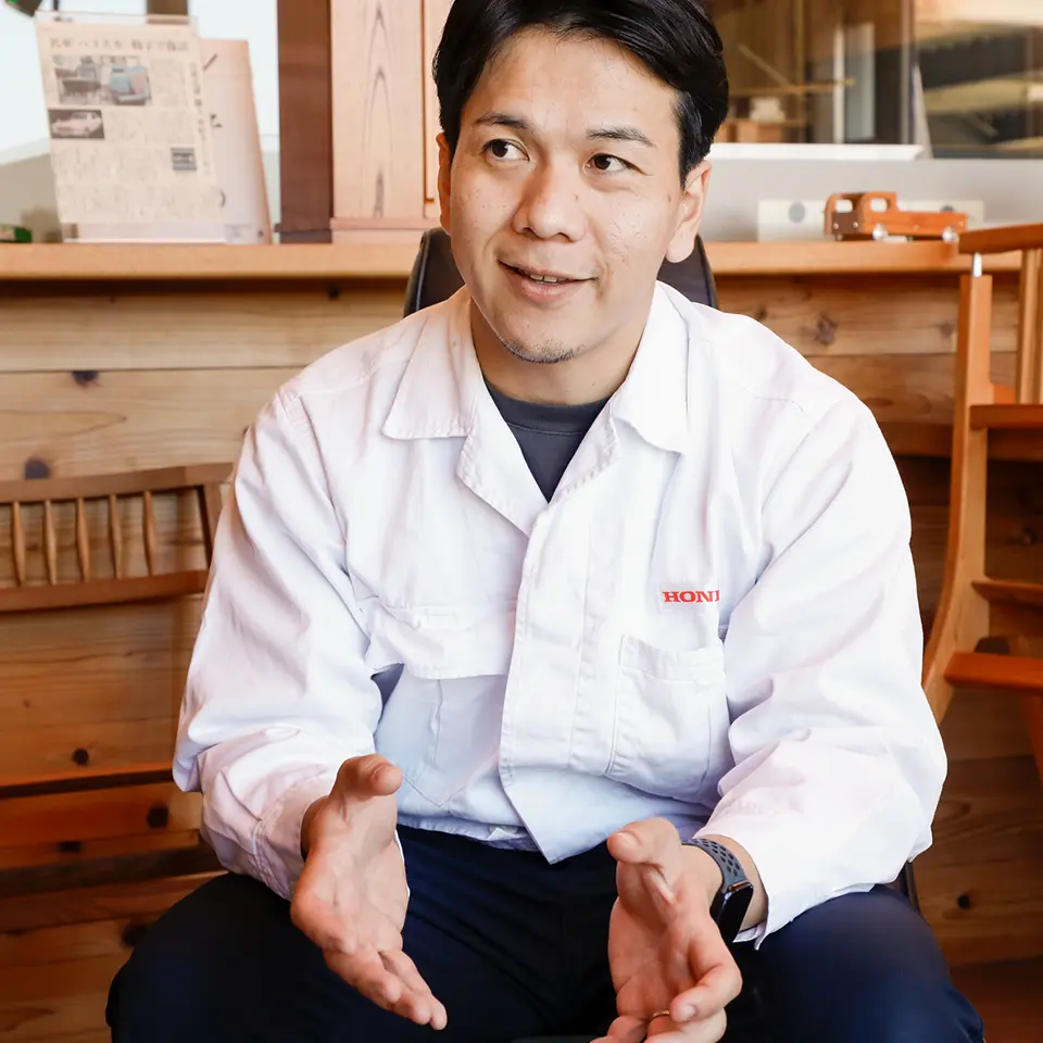 本田技研工業サービスパーツ開発課 甲斐義大さん
