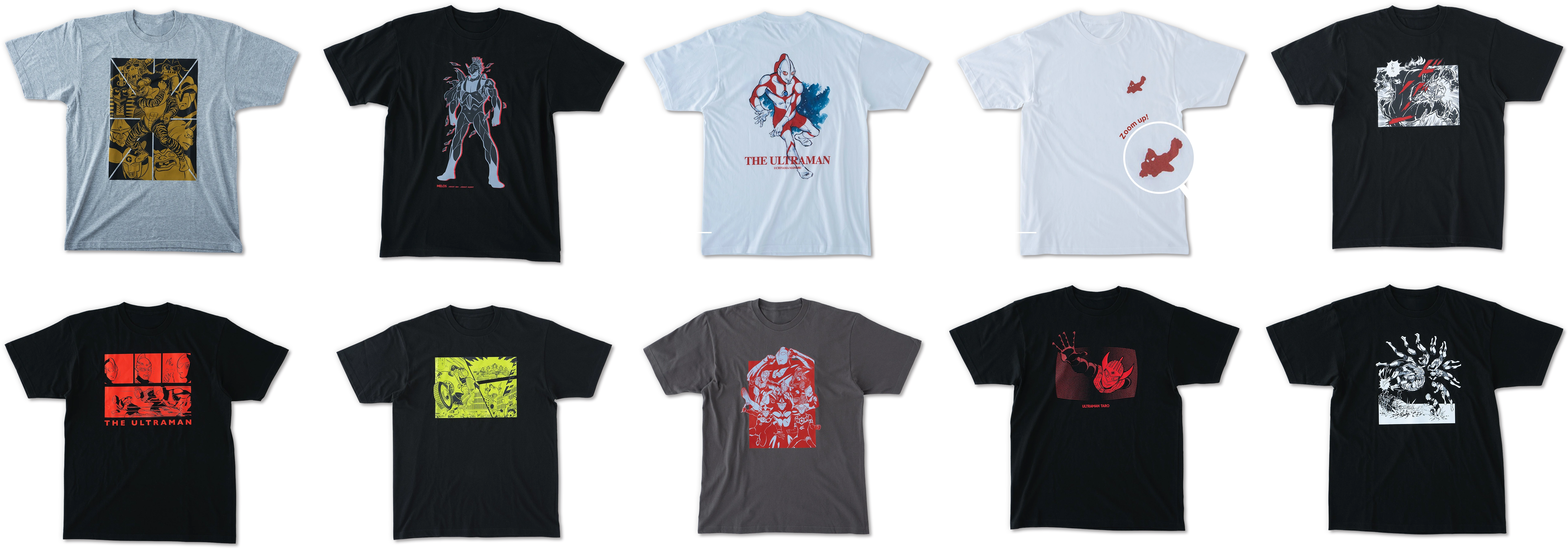 内山まもる先生ウルトラ作品 デザインTシャツ 全9種