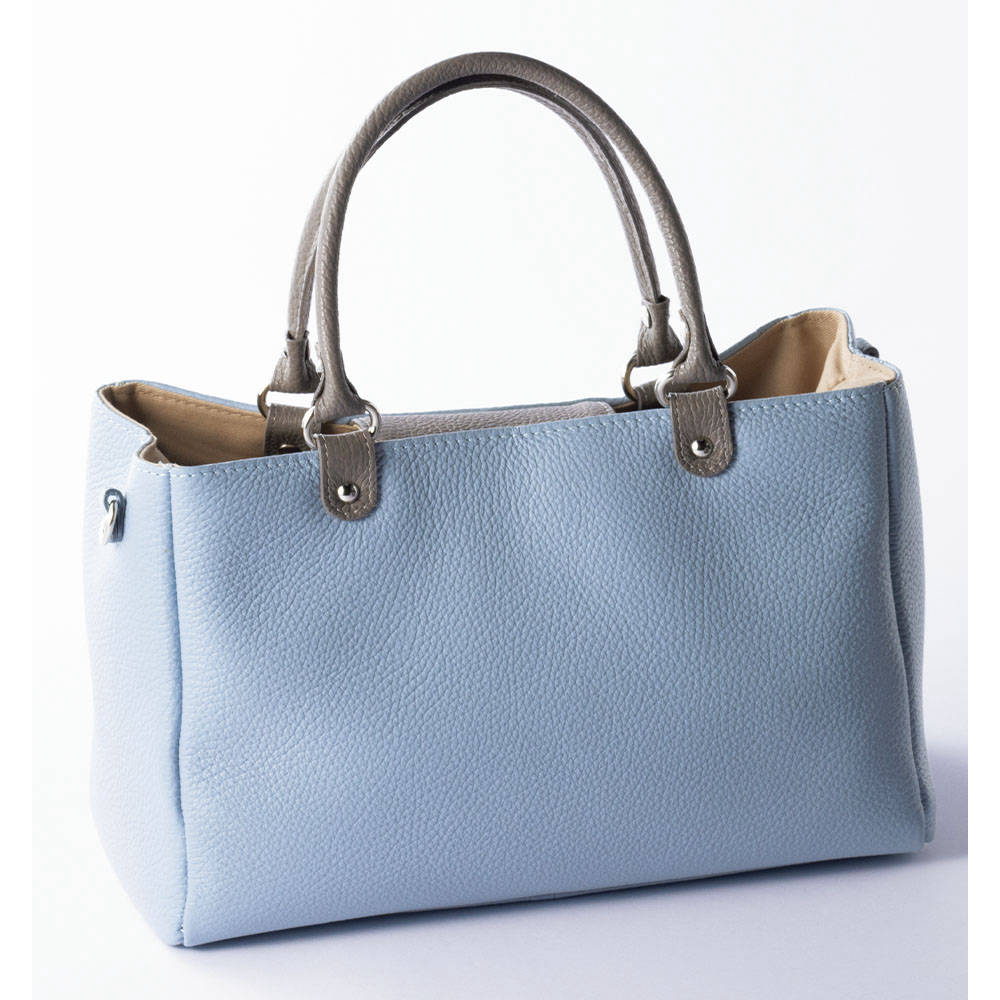 ライトブルー×グレージュ