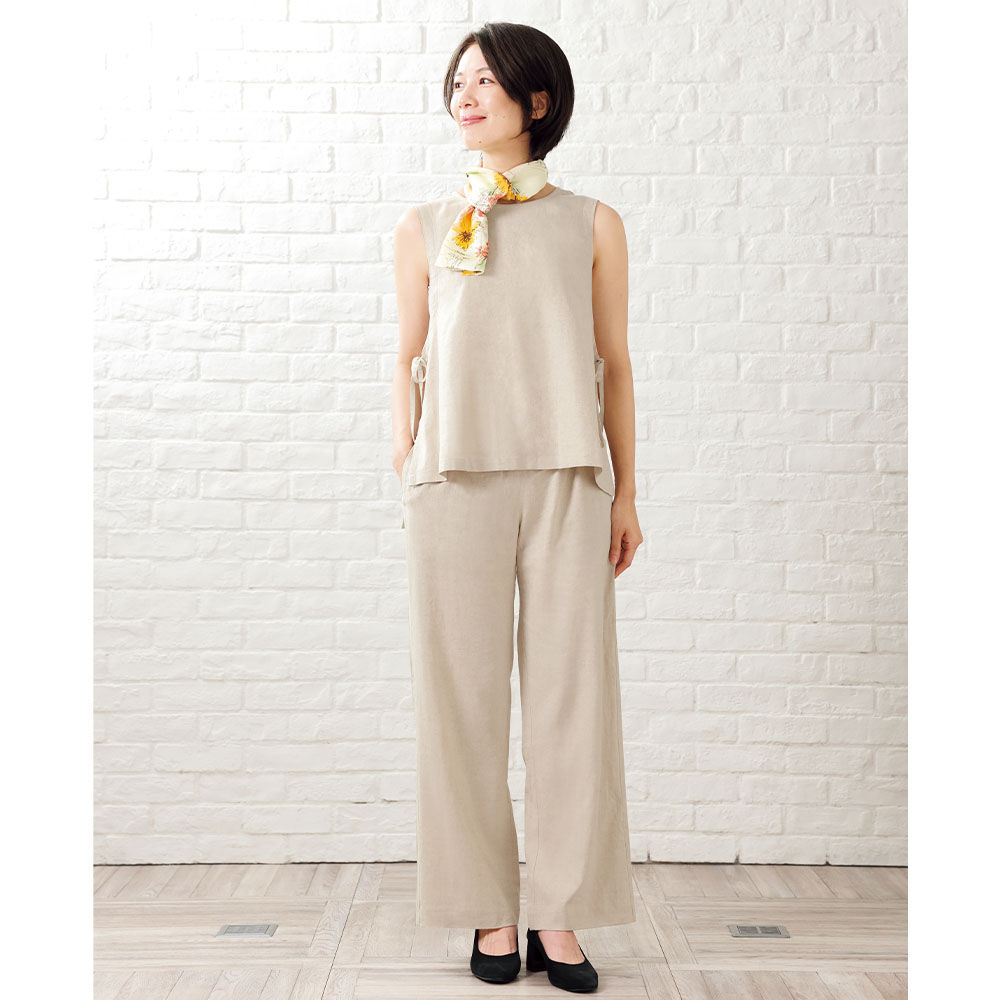 麻混　脇紐ベスト