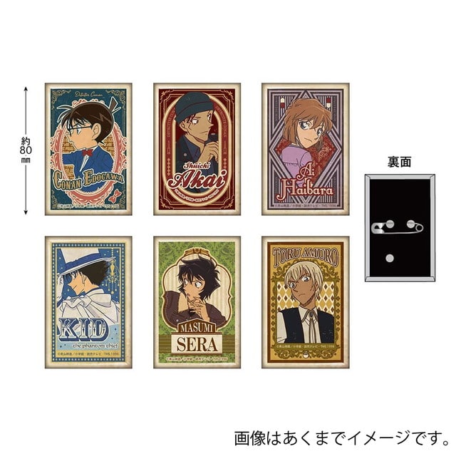 【BOX】『名探偵コナン』 トレーディング スクエア缶バッジ