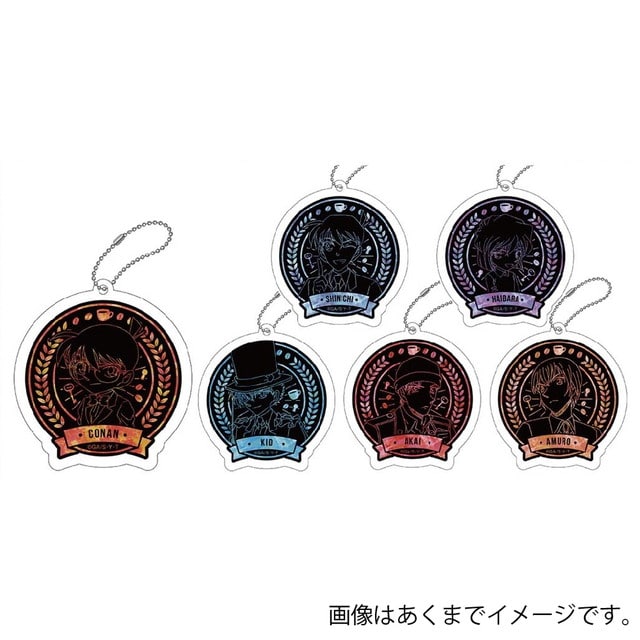 『名探偵コナン』 スクラッチアート ダイカットアクキー