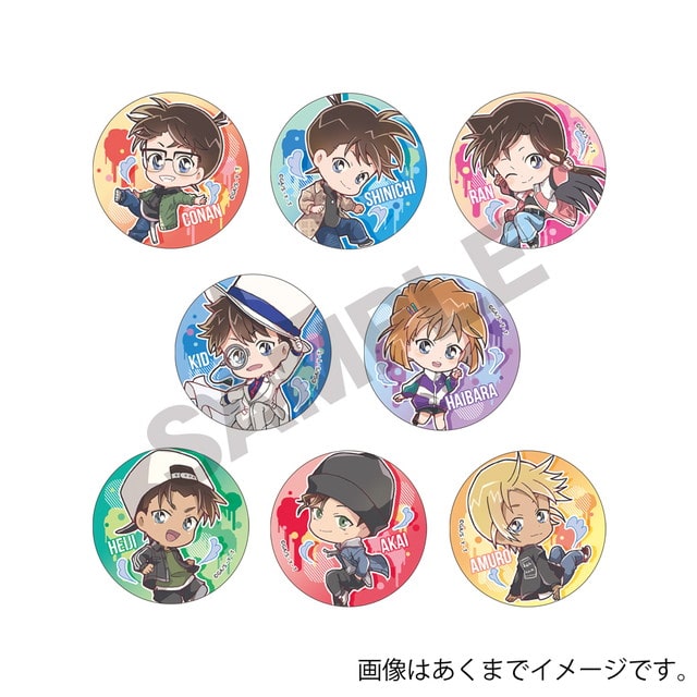 【BOX】『名探偵コナン』 トレーディング缶バッジ＿ぴょんキャラ