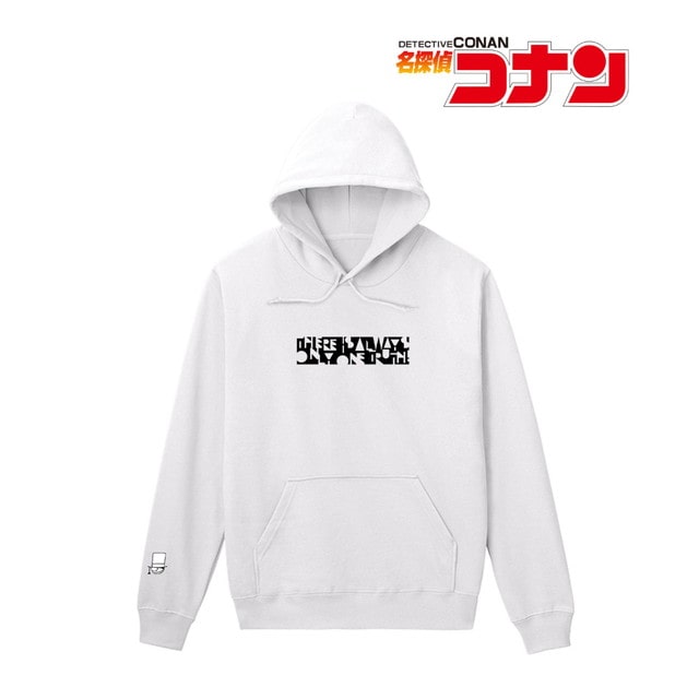 『名探偵コナン』 怪盗キッド ロゴ刺繍パーカー