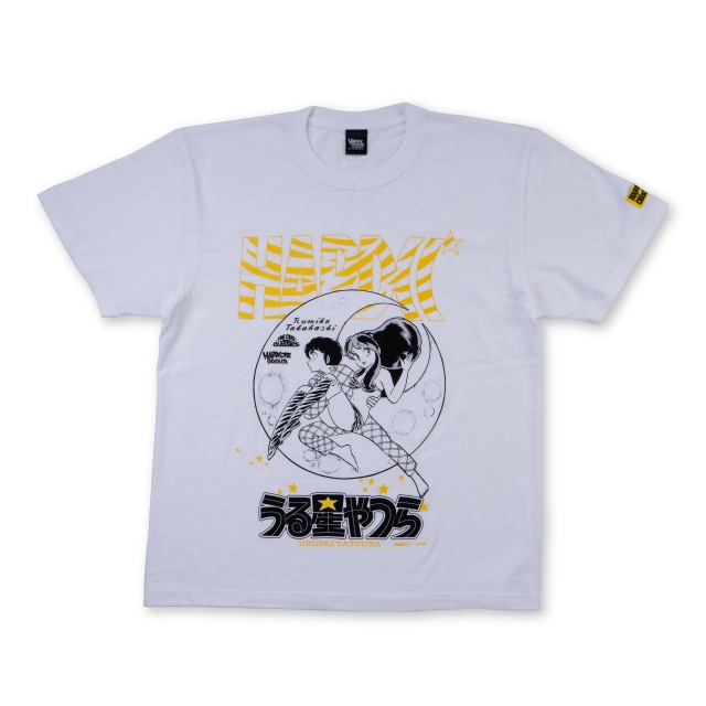 『うる星やつら』ハードコアチョコレート コラボTシャツ ホワイト／ラム＆あたる