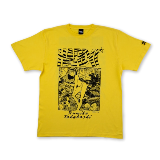 『うる星やつら』ハードコアチョコレート コラボTシャツ イエロー／魔境ラム