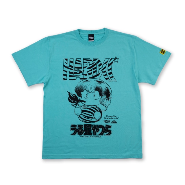 『うる星やつら』ハードコアチョコレート コラボTシャツ ミントグリーン／テン＆コタツネコ