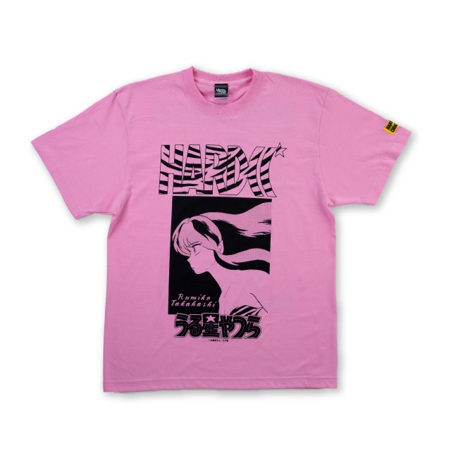 『うる星やつら』ハードコアチョコレート コラボTシャツ ピンク／ラム＆チェリー