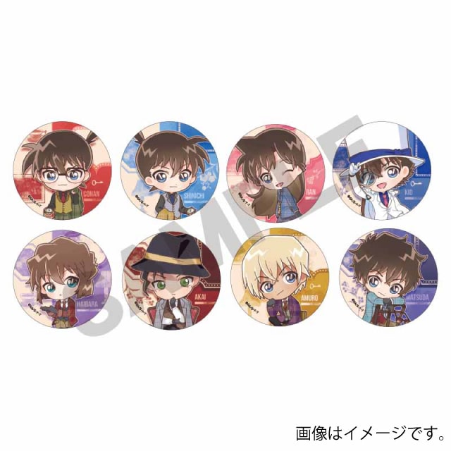 【BOX】『名探偵コナン』 トレーディング缶バッジ ミニキャラ英国風