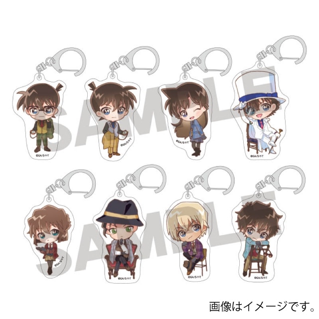 【BOX】『名探偵コナン』 トレーディングアクリルキーホルダー ミニキャラ英国風