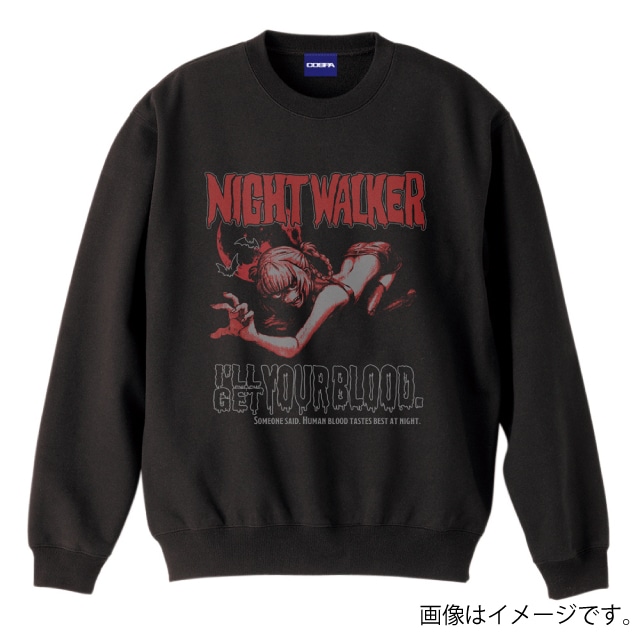 『よふかしのうた』 ナズナ ヴィンテージ トレーナー/SUMI