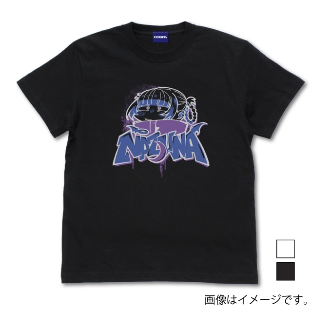 『よふかしのうた』 ナズナ ペイントアート Tシャツ/BLACK
