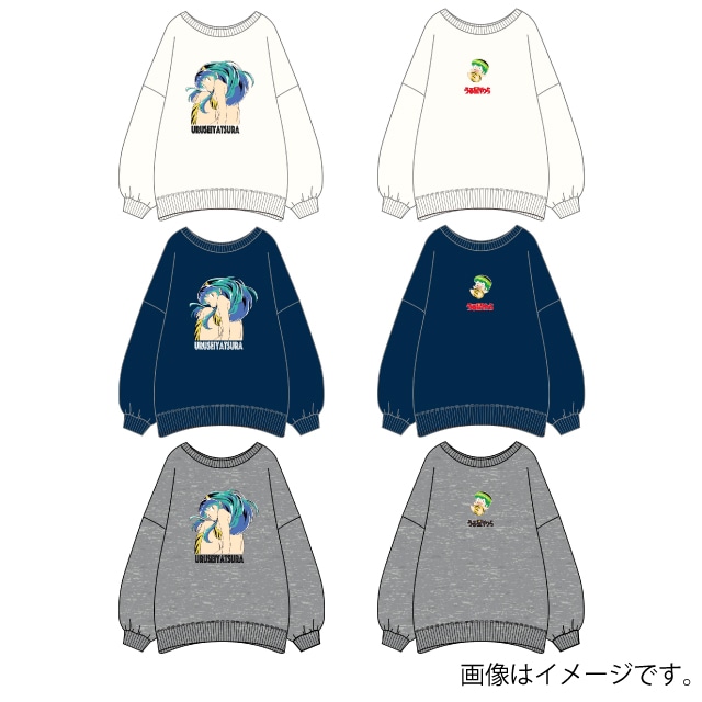 『うる星やつら』 裏起毛ビッグサイズ２WAYトレーナー