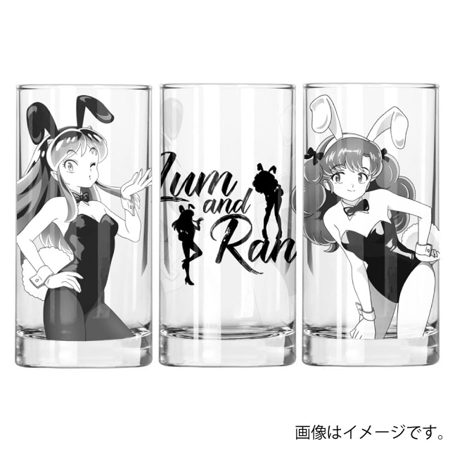 『うる星やつら』描き下ろし ラム＆ラン グラス