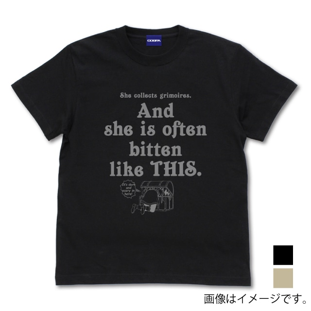 『葬送のフリーレン』ミミックに食べられるフリーレン Tシャツ BLACK