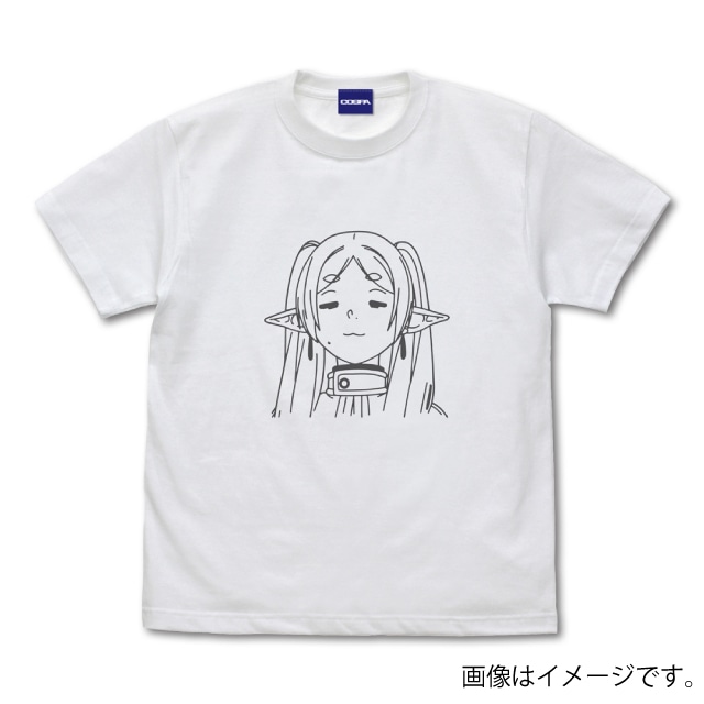 『葬送のフリーレン』フリーレン フェイス Tシャツ WHITE