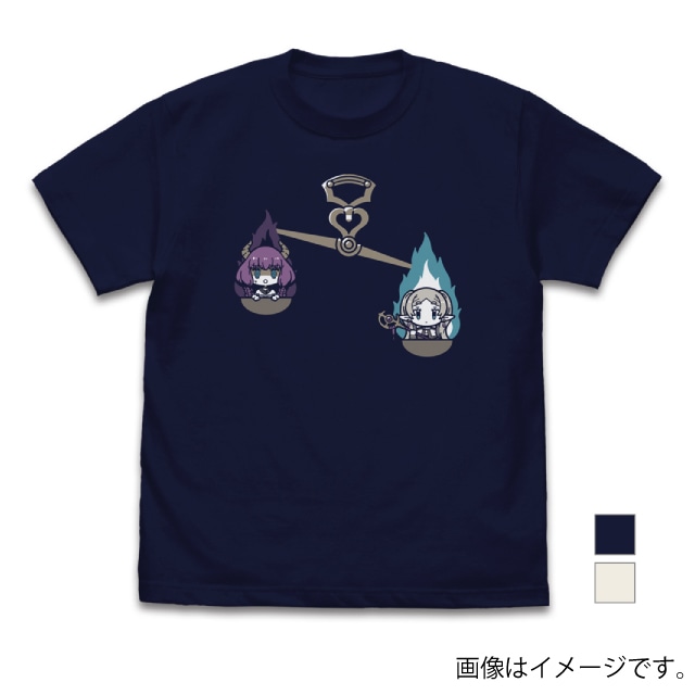 『葬送のフリーレン』服従の天秤 Tシャツ NAVY