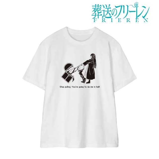 『葬送のフリーレン』フェルンに引っ張られるフリーレン Tシャツメンズ