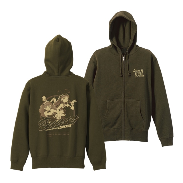 『うる星やつら』  バニーガール ラム＆ラン ジップパーカー MOSS