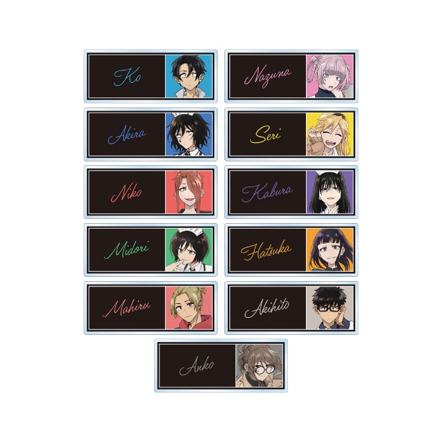 【BOX】 『よふかしのうた』 トレーディングアクリルネームプレート