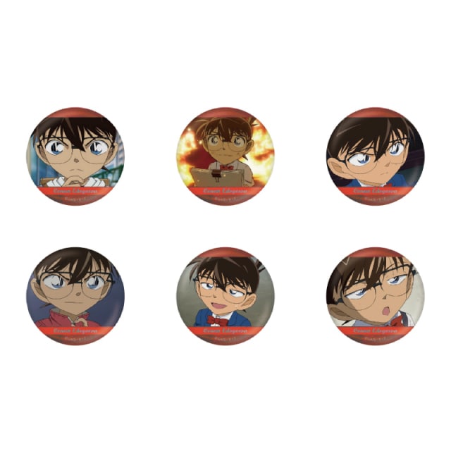 【BOX】 『名探偵コナン』 場面写トレーディングホログラム缶バッジ 江戸川コナンcollection vol.5