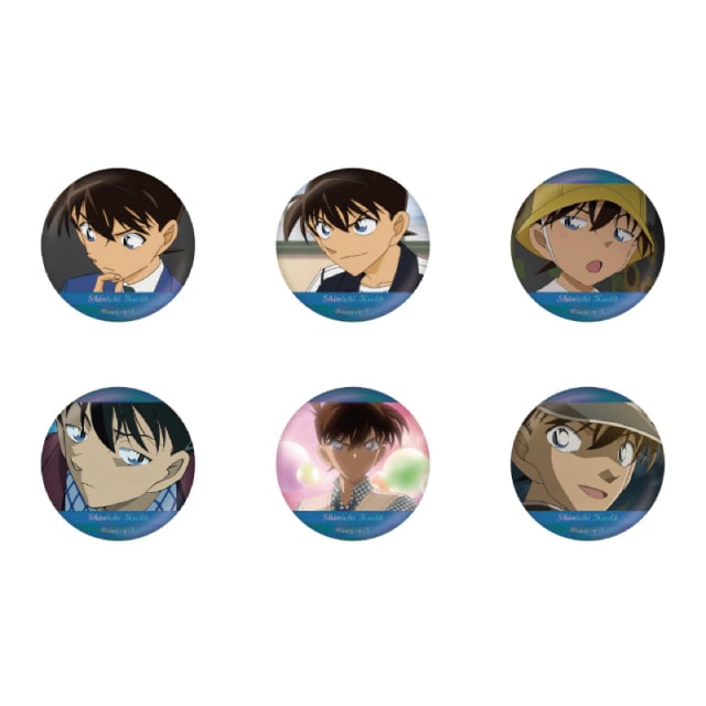 【BOX】 『名探偵コナン』 場面写トレーディングホログラム缶バッジ 工藤新一collection vol.5