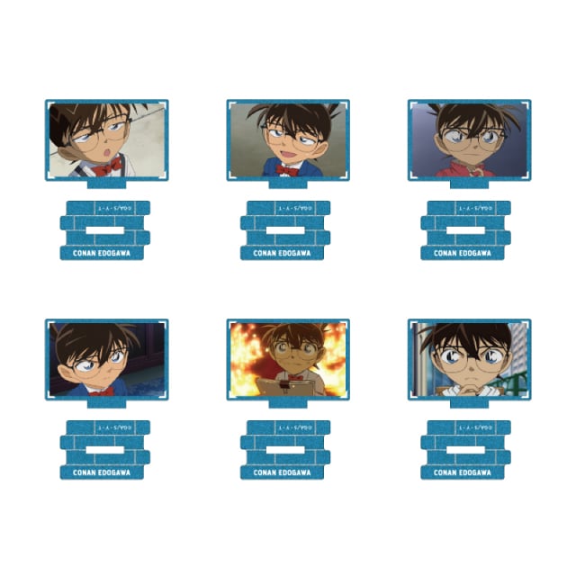 【BOX】 『名探偵コナン』 場面写トレーディングメタリックミニアクリルスタンド 江戸川コナンcollection vol.5
