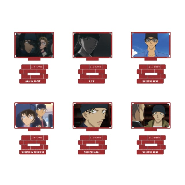 【BOX】 『名探偵コナン』 場面写トレーディングメタリックミニアクリルスタンド 赤井秀一collection vol.5