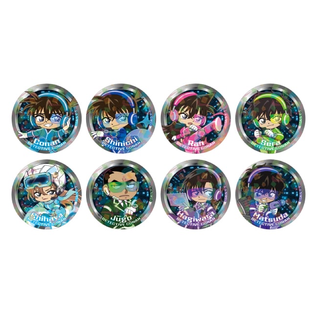 【BOX】 『名探偵コナン』 SFコレクション　トレーディングホログラム缶バッジ
