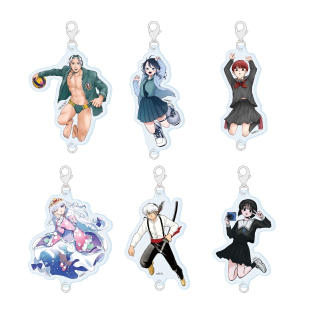 創刊67周年記念 少年サンデー ランダムつながるアクリルキーホルダー【全29種】