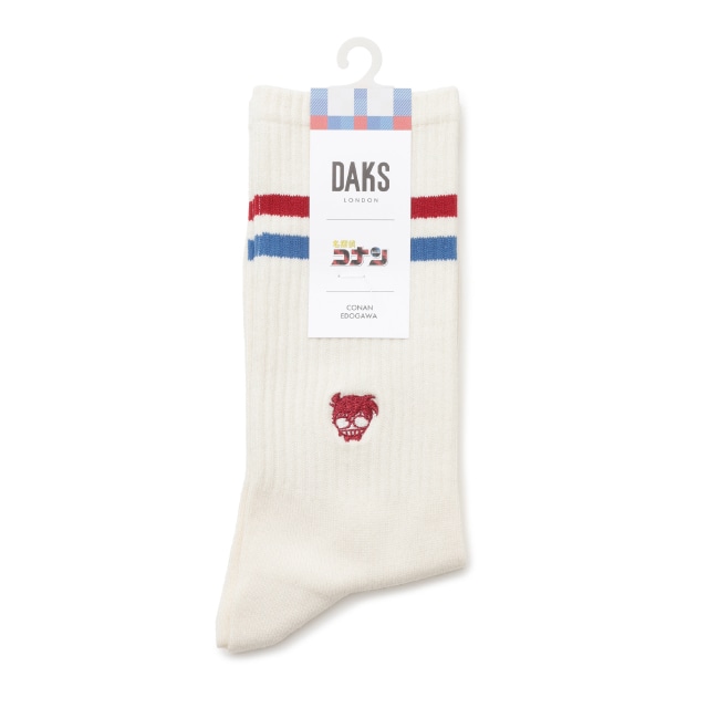 「DAKS」×『名探偵コナン』 ワンポイント刺繍ソックス