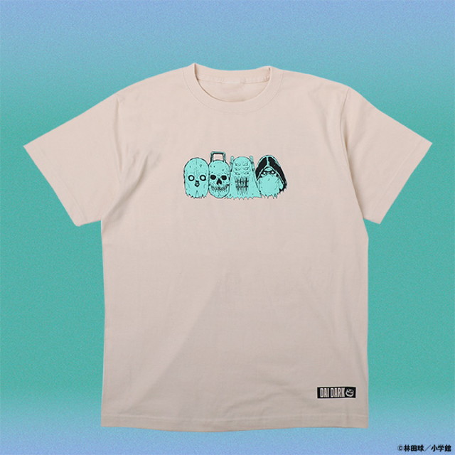 大ダーク 4匹の害悪Tシャツ ボーンホワイト
