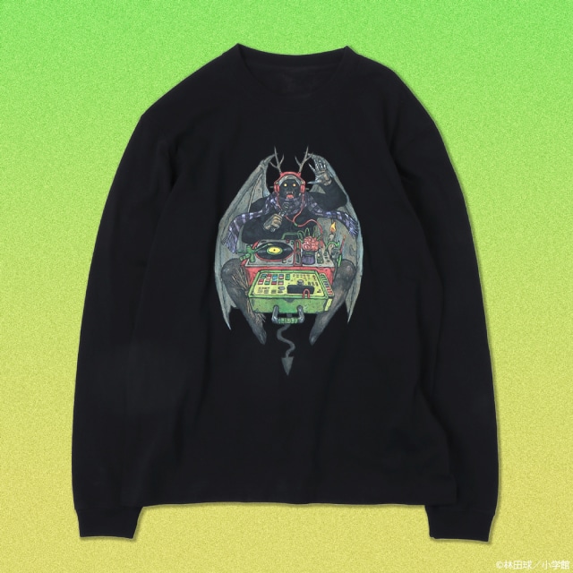 『ドロヘドロ』 人間どもよロングスリーブTシャツ ブラック