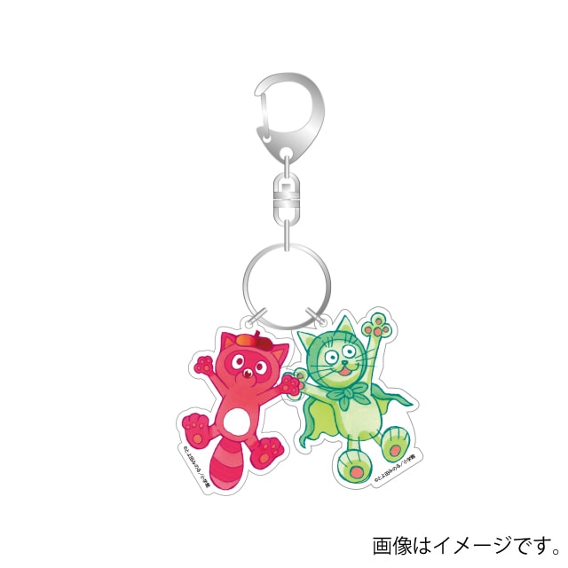 『これ描いて死ね』2連アクリルキーホルダー