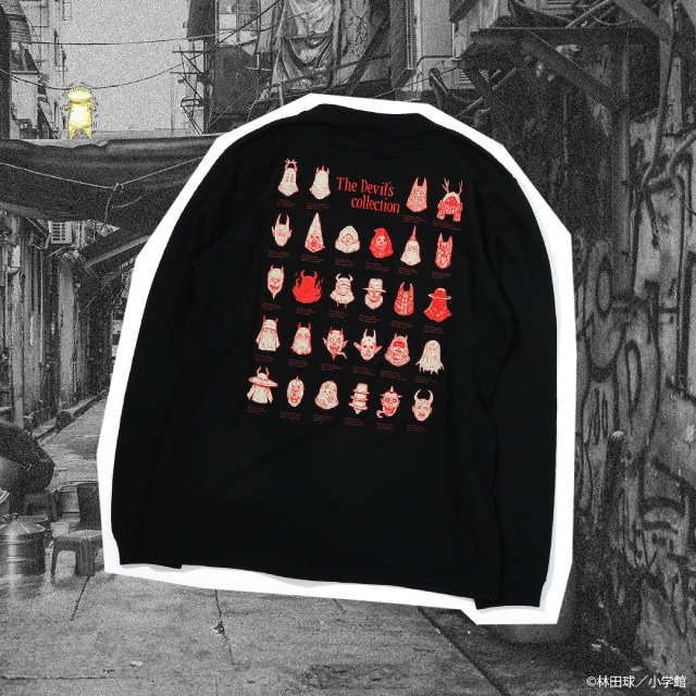 『ドロヘドロ』  悪魔ロングスリーブTシャツ ブラック