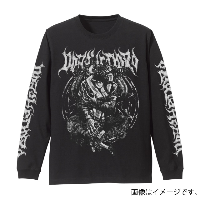 『ドロヘドロ』ハル 袖ロングスリーブTシャツ BLACK