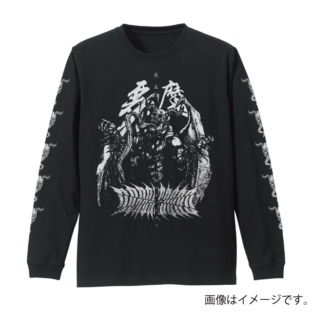 『ドロヘドロ』チダルマ 袖ロングスリーブTシャツ BLACK