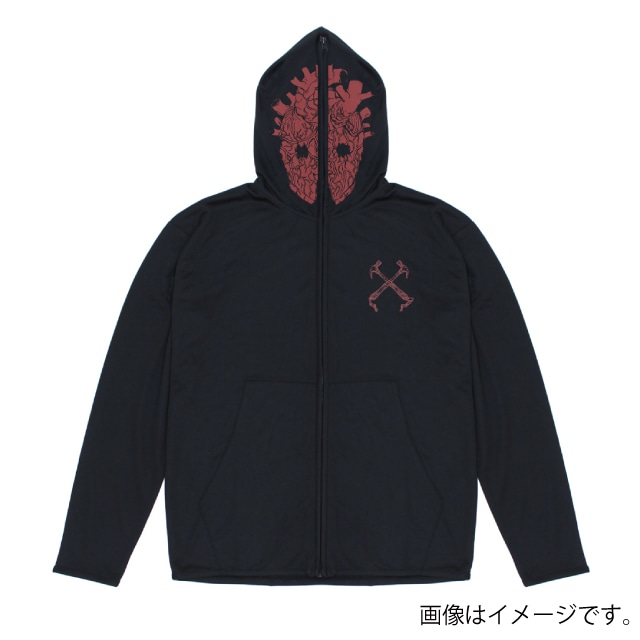 『ドロヘドロ』心 フルジップパーカー BLACK