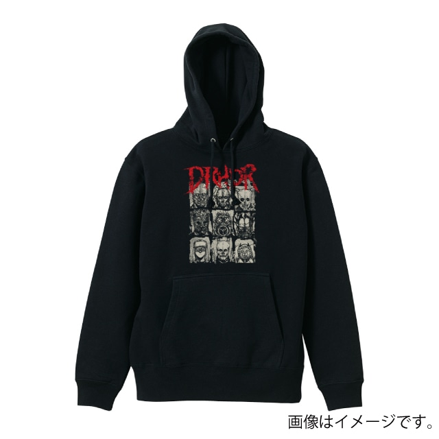 『ドロヘドロ』プルオーバーパーカー BLACK