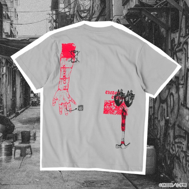 『ドロヘドロ』心 Tシャツ グレー